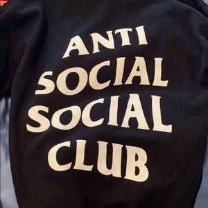 Supreme Jackets & Coats - Anti social hoodie Supreme Jackets & Coats - Anti social hoodie